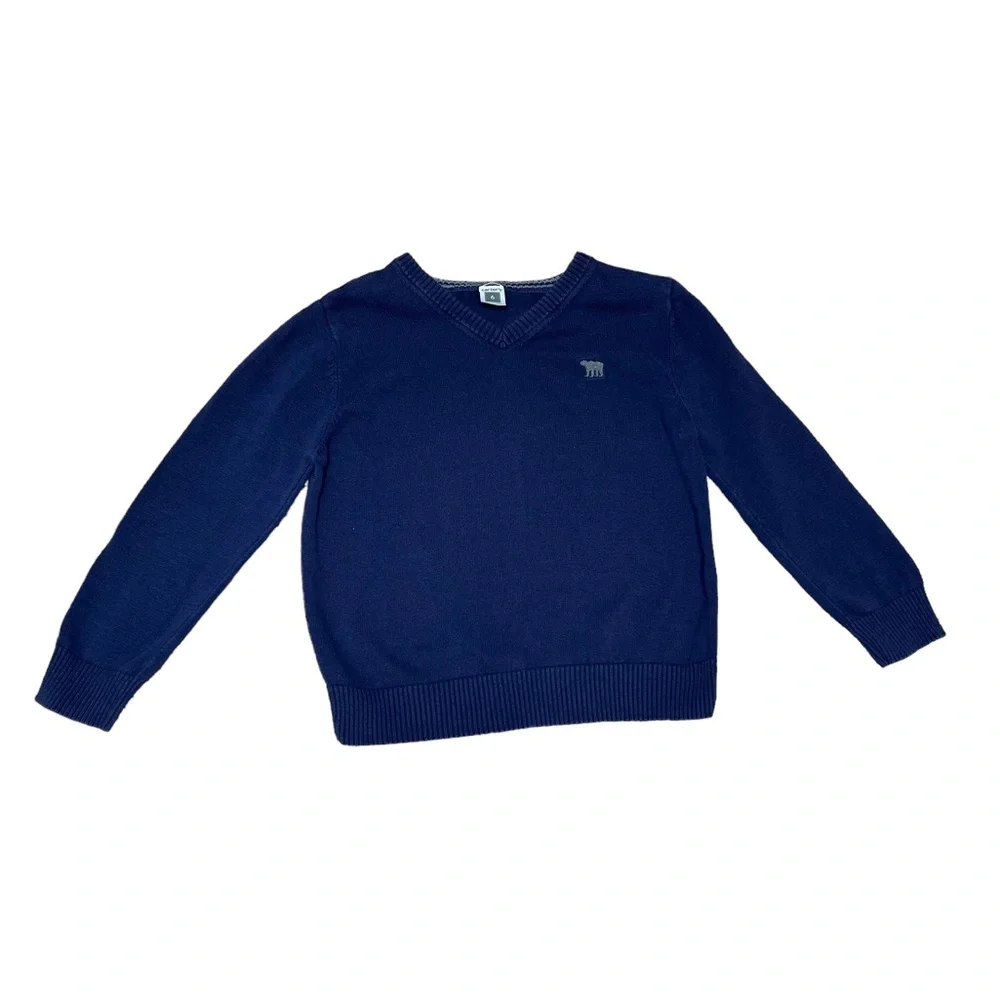 Carter’s V-Neck Pullover Knit Sweater Navy Size 6